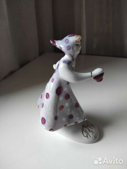 Фарфор лфз Мишка и Огневушка-поскакушка из сказки