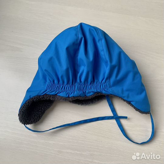 Зимняя детская голубая шапка Lassie, 48р