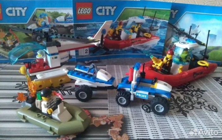 Lego City 60044, 60043, 60042, 60086, 7741