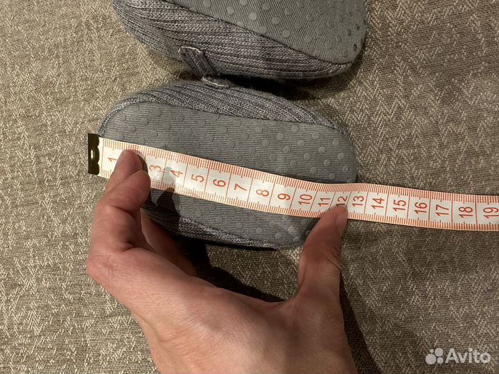 Пинетки серые для девочки