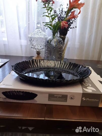 Блюдо большое овальное