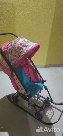 Коляска санки