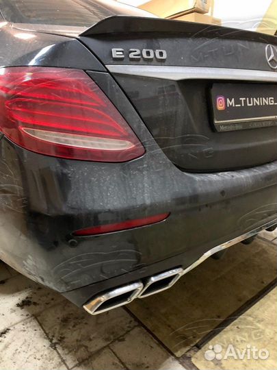 Диффузор AMG Mercedes W213 без амг пакета
