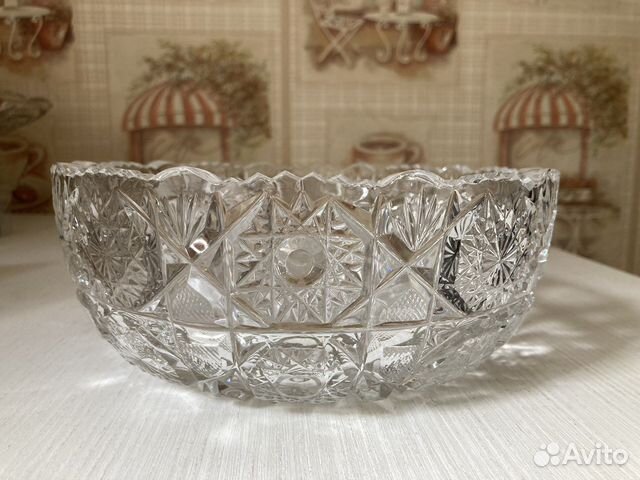 Хрустальная ваза / салатник СССР