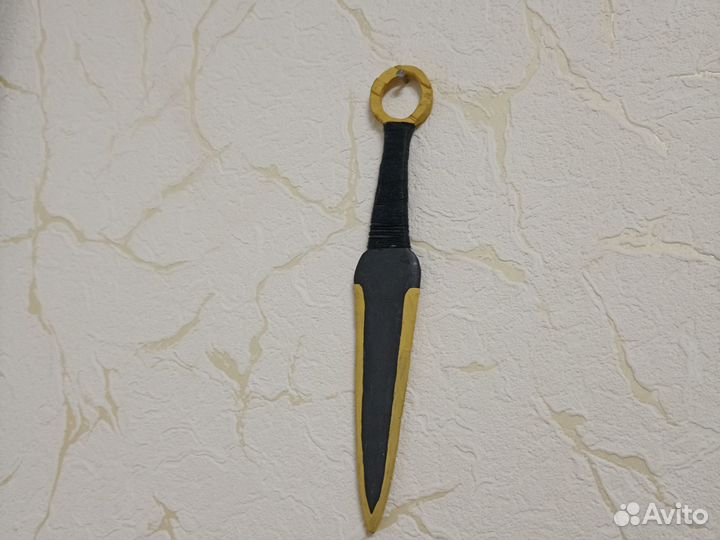 Деревянный нож кунай в скине лакшери из Standoff 2