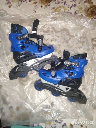 Роликовые коньки детские раздвижные