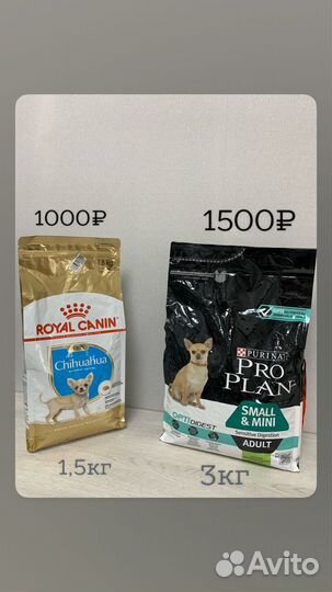 Корм для маленьких собак