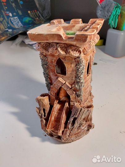 Аквариумные декорации Замок Башня