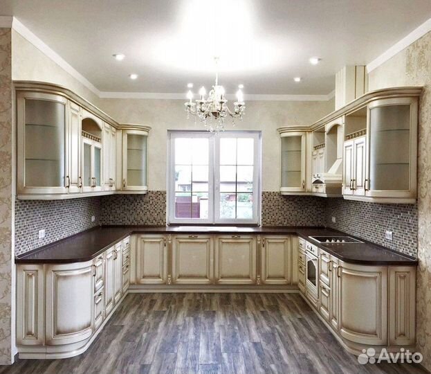 Кухонный гарнитур эмаль / патина