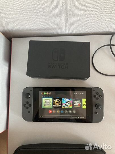Nintendo switch rev 2 с играми