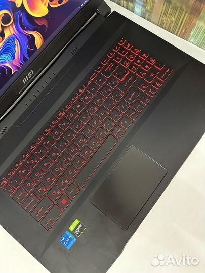 Msi katana 17/i5-11th/GTX1650/32gb/144hz
