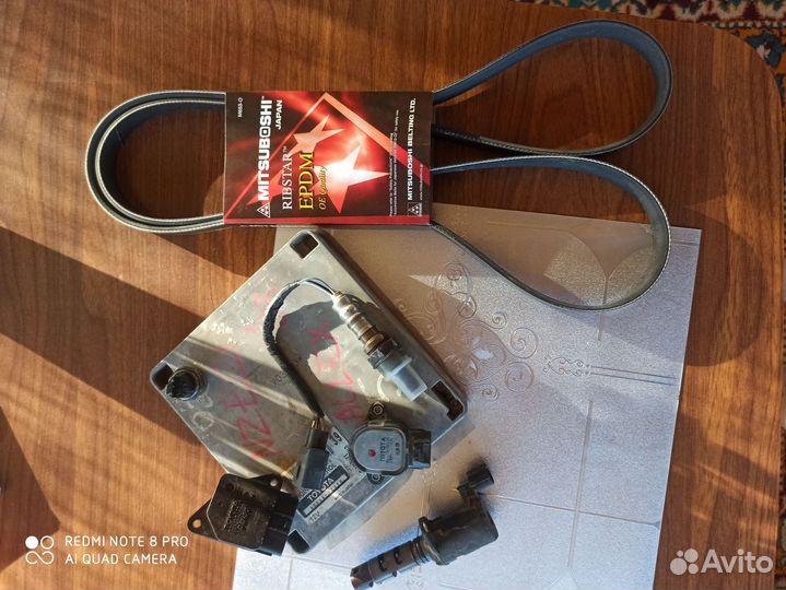 Датчики двигателя и ремень Toyota Corolla Fielder