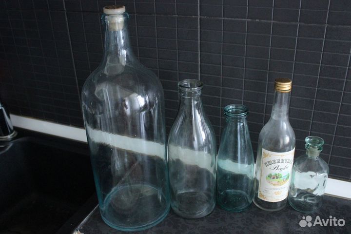Коллекция стеклотары СССР (6предметов)