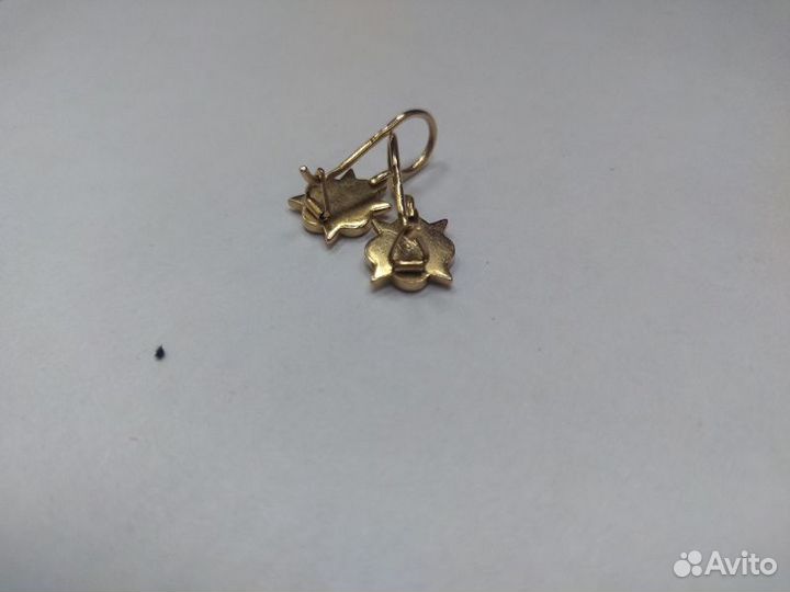 Серьги 585 пробы, р.0