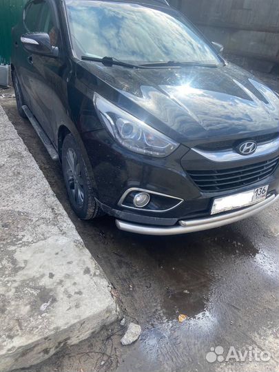 Обвес Hyundai IX-35 - Защита порогов и бамперов