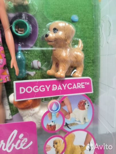 Кукла Барби с питомцами новая