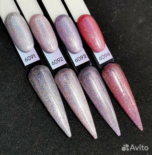 Гель-лак с эффектом втирки prismatic, ruNail