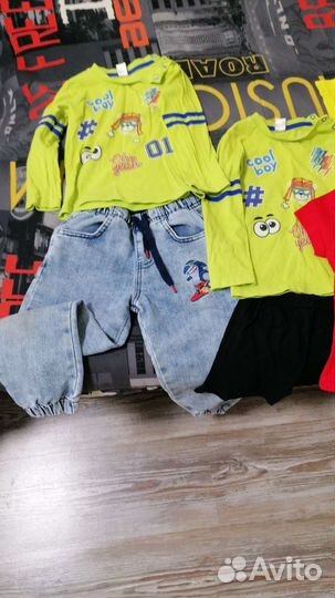 Вещи на мальчика 3 4 года пакетом