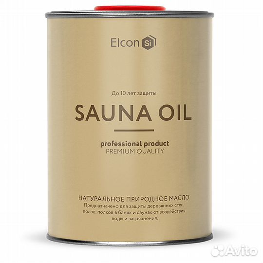 Масло для дерева (полков) Elcon Sauna Oil, 1 л