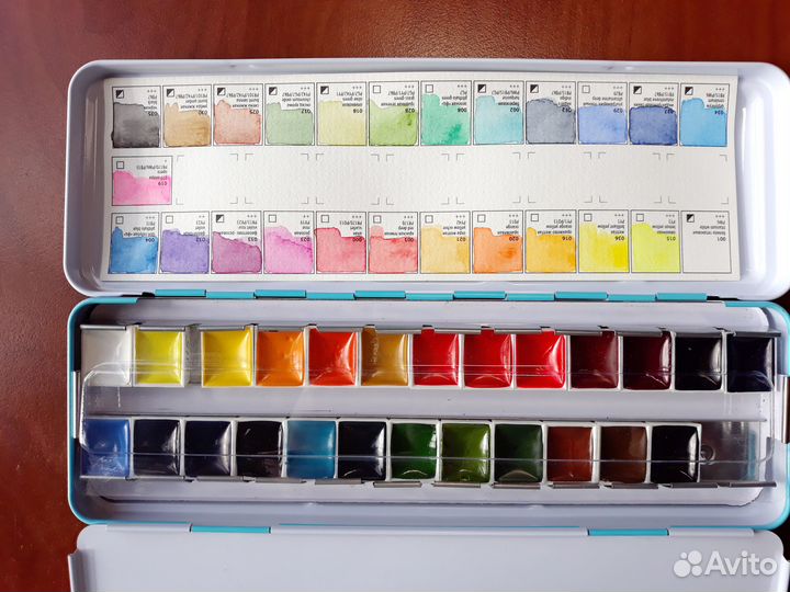 Акварельные краски Малевичъ Veroneze 25 цветов