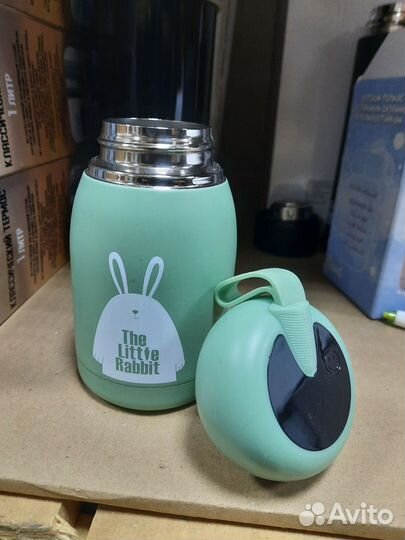 Термос IntermoS детский, зеленый