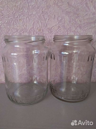 Банки стеклянные 1рубль