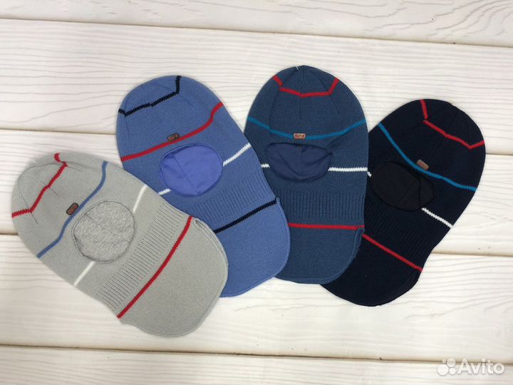 Шапка шлем для мальчика