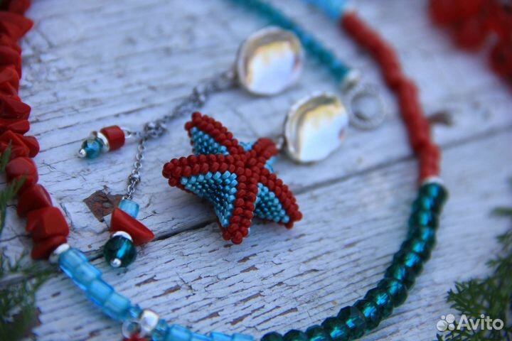 Серьги и чокер 