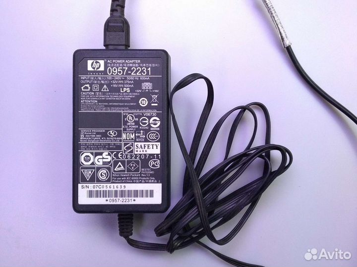 Блок питания принтера hp