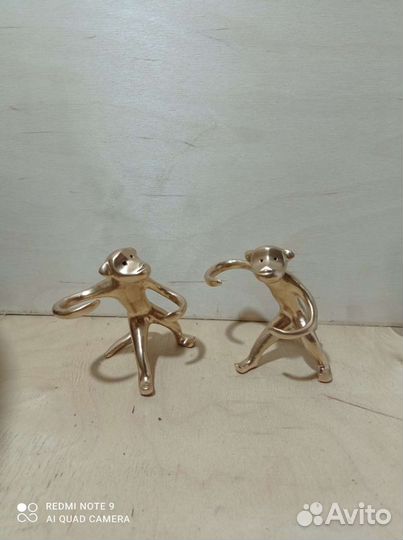 Обезьяна латунная СССР под стопки или специи