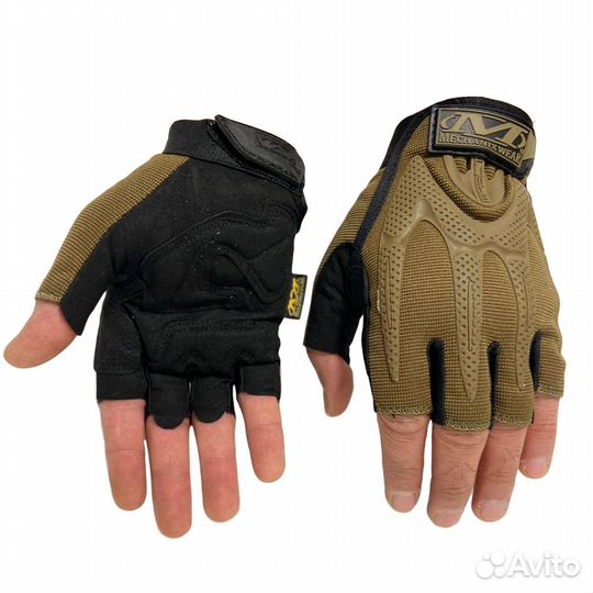 Перчатки тактические беспалые Mechanix MPact (песо