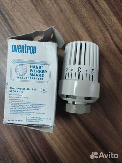 Термостат Oventrop,Uni LH, M30x1,5