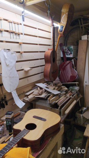 Ремонт гитар, балалаек, укулеле и других струнных