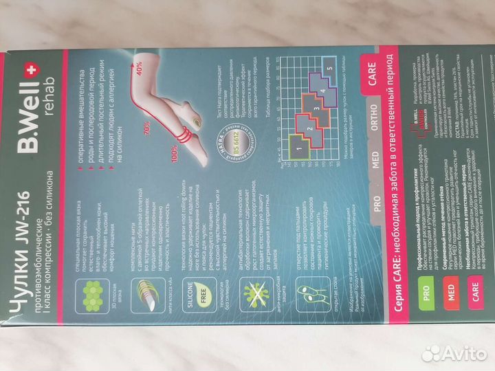 Компрессионные чулки 1 класс/противоэмболические