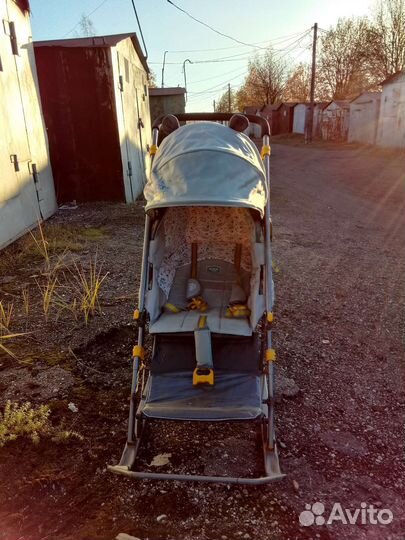 Детские санки коляска бу