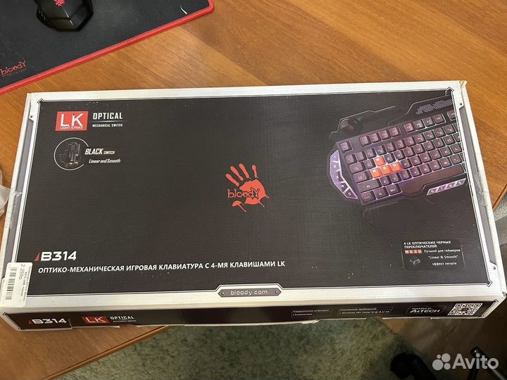 Игрова клавиатура Bloody B314