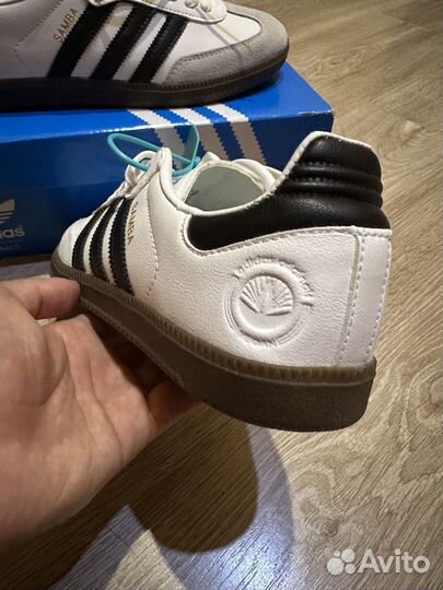 Кроссовки adidas samba og белые 7uk оригинал