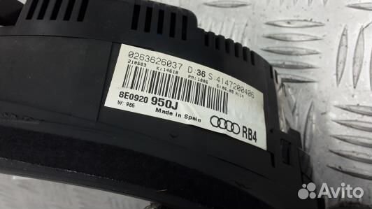 Щиток приборов audi A4 B6 (CDN24IT01)