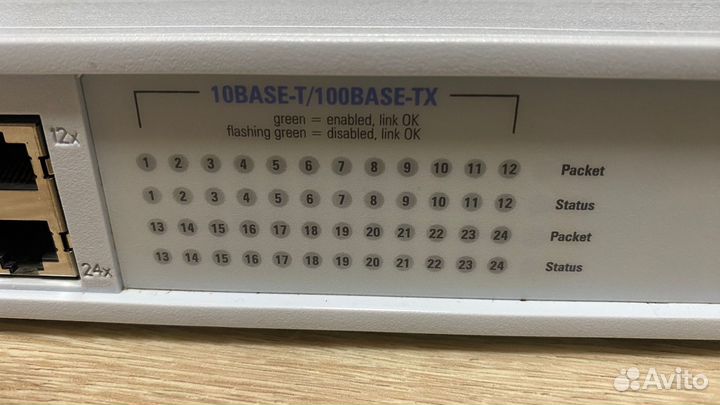 Свитч на 24 порта. Управляемый