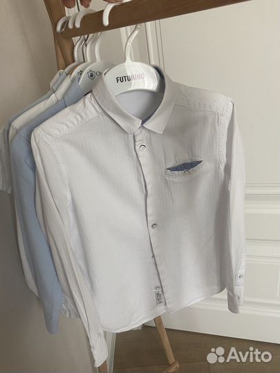 Рубашка школьная 128р