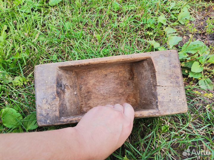 Старинное деревянное корытце