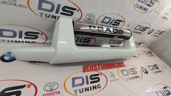 Кенгурятник Toyota Land Cruiser Prado 120 white