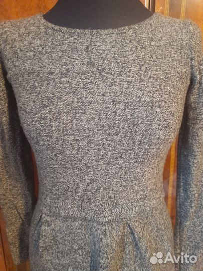 Платье теплое hallhuber шерсть 40-42