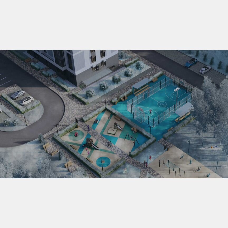 2-к. квартира, 64,4 м², 4/11 эт.