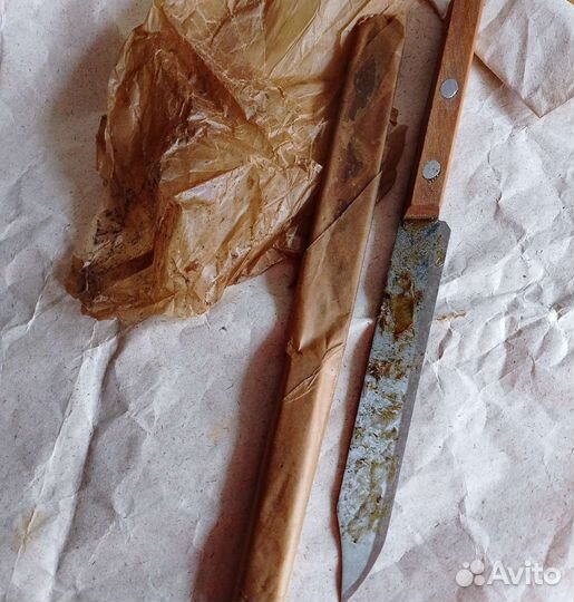 Новый кухонный нож времён СССР