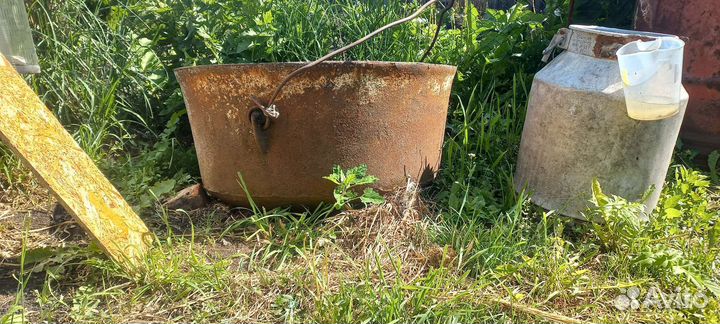 Казан чугунный 80-100 литров