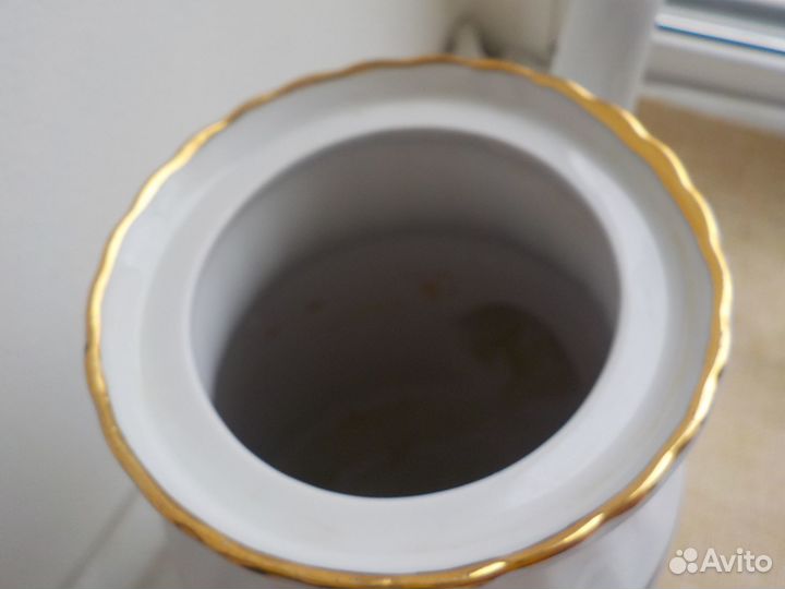 Чайник фарфор Рига знак качества СССР доливной