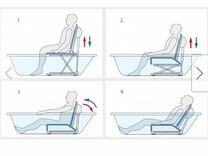 Кресло для купания инвалидов на батарейках