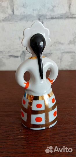 Статуэтка матрешка-невеста Дулево, СССР 1968-1970г