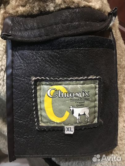 Дубленка натуральная мужская 52 54